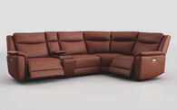 Savio 3 Corner 1 Power Recliner Sofa with Media Console & Black Charging Pad | Savio Sofa Range | ScS
