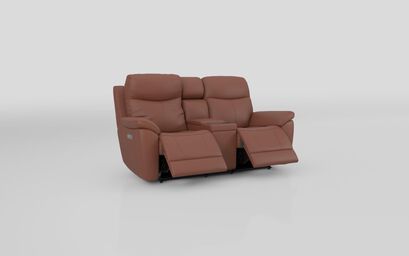 Eldwick 2 Seater Power Recliner Sofa with Console, Head Tilt & Lumbar | Eldwick Sofa Range | ScS