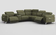 Gattolino 2 Corner 2 Power Recliner Sofa with Manual Headrests & Console | Gattolino Sofa Range | ScS