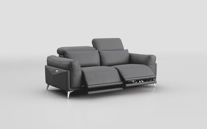 Gattolino 3 Seater Power Recliner Sofa with Manual Head Tilt | Gattolino Sofa Range | ScS