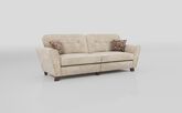 Living Esme Fabric 4 Seater Sofa