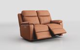 Calboli 2 Seater Power Recliner Sofa with Power Head Tilt & Lumbar