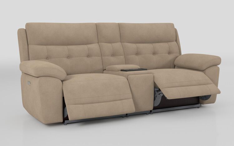 Belford 3 Seater Power Sofa with Media Console | Belford Sofa Range | ScS