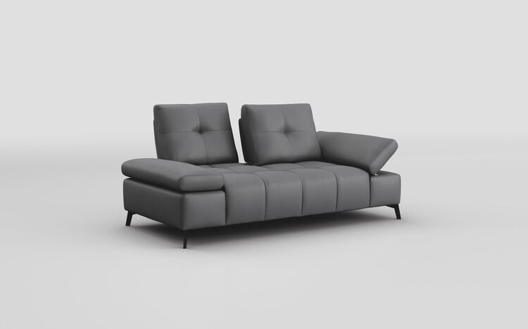 Linaro 2 Seater Sofa with Power Sliding Backrest & Adjustable Arms | Linaro Sofa Range | ScS