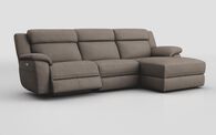 Sarsina 3 Seater Sofa Left Hand Facing Power & Right Hand Facing Lounger with Head Tilt | Sarsina Sofa Range | ScS
