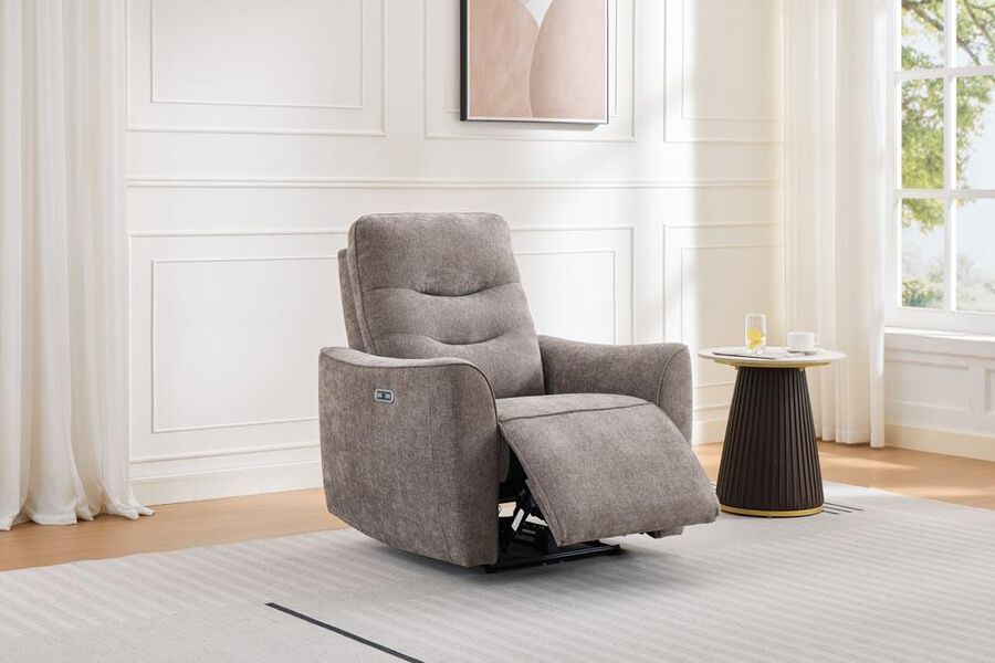 ScS Living Fabric Nate Power Recliner Chair