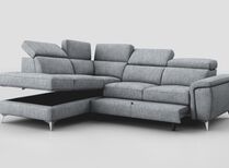 Neviano 1 Corner 2 Sofa Left Hand Facing Storage Chaise with Sliding Footrest & Manual Head Tilt | Neviano Sofa Range | ScS