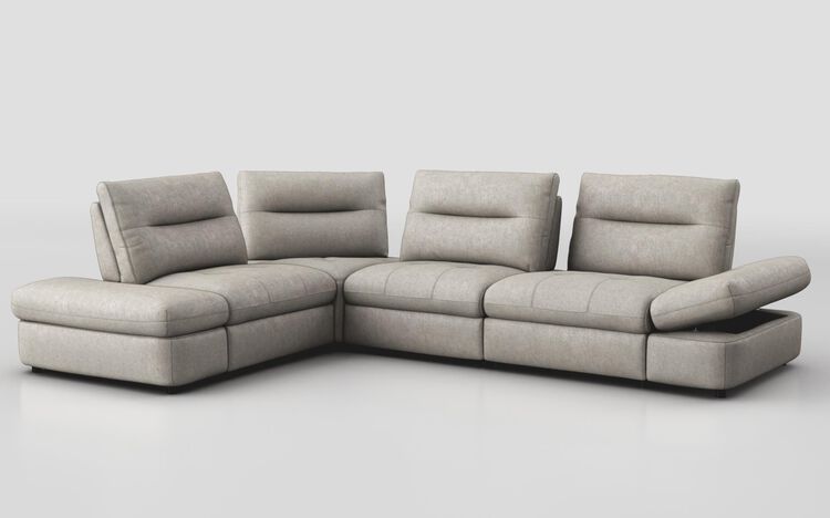 Albareto 1 Corner 2 Sofa with Manual Sliding Backs & Storage Arms | Albareto Sofa Range | ScS