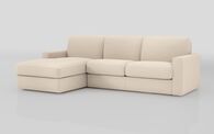 Barete Large Arm 4 Seater Sofa Bed with Left Hand Facing Large Lounger | Barete Sofa Range | ScS