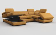 Norbello Corner Sofa Bed with Right Hand Facing Chaise and Left Hand Facing Storage Lounger and Otto | Norbello Sofa Range | ScS