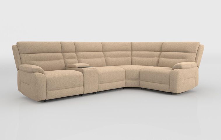 Fenton 3 Corner 1 Sofa with Media Console