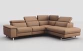 Viserba 3 Corner 2 Sofa with Right Hand Facing Chaise & Manual Head Tilt