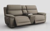 Montefiorino 3 Seater Power Recliner Sofa with Power Head Tilt, Lumbar & Media Console