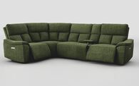 Pianello 1 Corner 3 Power Recliner Sofa with Console & Power Head Tilt | Pianello Sofa Range | ScS