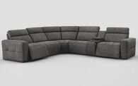 Geminiano 2 Corner 2 Power Recliner Sofa with Right Hand Facing Console | Geminiano Sofa Range | ScS