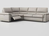 Crociale 1 Corner 3 Sofa Bed with Left Hand Facing Single Power Recliner | Crociale Sofa Range | ScS