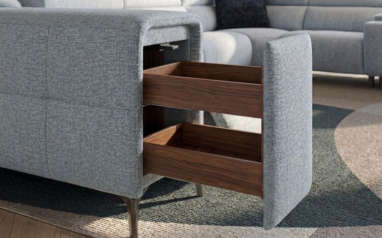 Casetti 2 Seater Sofa with Console & Manual Head Tilt | Casetti Sofa Range | ScS