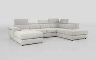 Norbello Corner Sofa Bed with Right Hand Facing Chaise and Left Hand Facing Storage Lounger and Otto | Norbello Sofa Range | ScS
