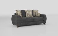 Aspen Fabric 4 Seater Scatter Back Sofa | Aspen Sofa Range | ScS