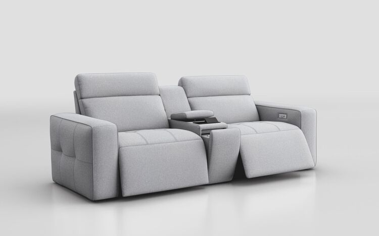 Geminiano 3 Seater Power Recliner Sofa with Console | Geminiano Sofa Range | ScS