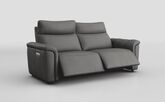 Zello 3 Seater Power Recliner Sofa with Head Tilt & Lumbar