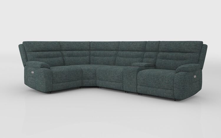 Fenton 1 Corner 3 Power Recliner Sofa with Media Console | Fenton Sofa Range | ScS