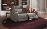 Adstock 3 Seater Power Recliner Sofa with Power Head Tilt, Lumbar, Massage, Audio, Heat & LED Lights
