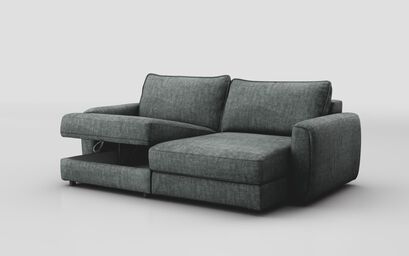 Lago 3 Seater Sofa with Right Hand Facing Sliding Seat & Left Hand Facing Storage Lounger | Lago Sofa Range | ScS