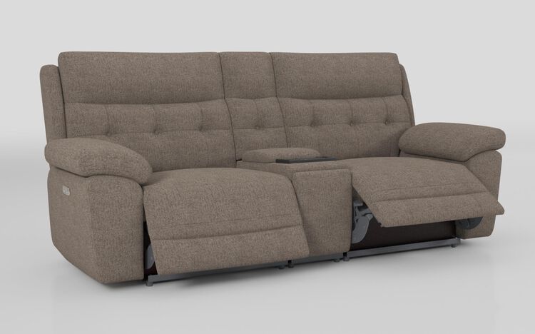 Belford 3 Seater Power Sofa with Media Console | Belford Sofa Range | ScS