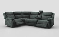 Villa 1 Corner 3 Power Recliner Sofa & Console with Lights | Villa Sofa Range | ScS