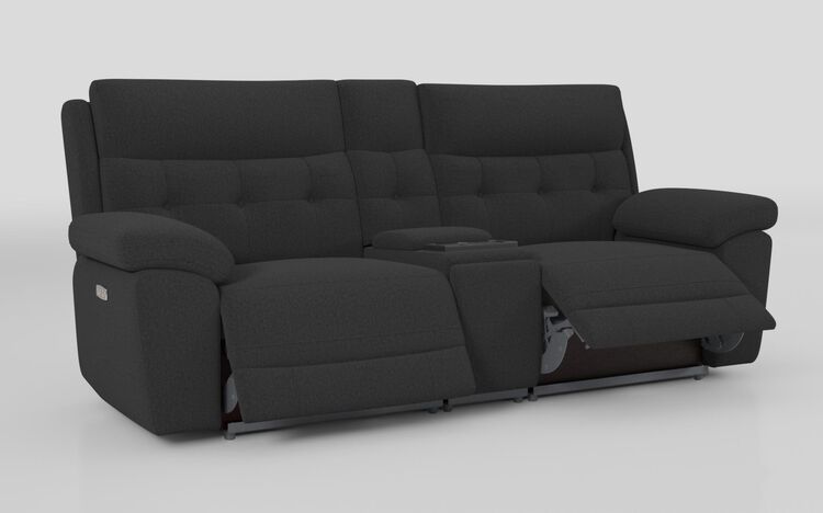 Belford 3 Seater Power Recliner Sofa with Media Console and Power Head Tilt | Belford Sofa Range | ScS