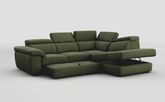 Bagnara 2 Corner 1 Right Hand Facing Storage Chaise with Sliding Footrest & Manual Head Tilt
