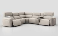 Oriolo 2 Corner 2 Power Recliner with Right Hand Facing Console & Power Head Tilt | Oriolo Sofa Range | ScS