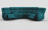 Adstock Power Recliner Chair with Power Head Tilt, Lumbar, Massage, Audio, Heat & LED Lights