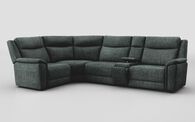 Savio 1 Corner 3 Sofa with Media Console & Silver Charging Pad | Savio Sofa Range | ScS