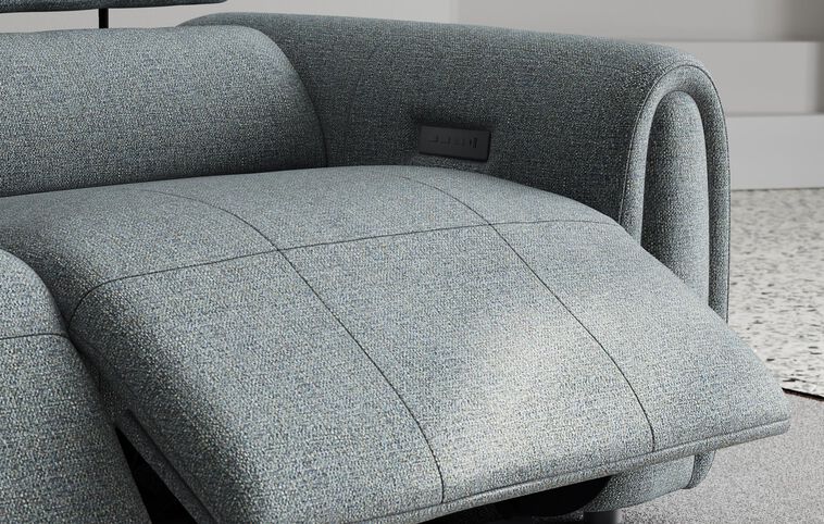 Serra 3 Seater Power Recliner Sofa with Power Head Tilt