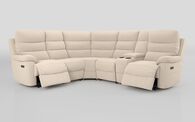 Ossett 2 Corner 2 Power Sofa with Right Hand Facing Console & Head Tilt | Ossett Sofa Range | ScS