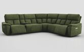 Pianello 3 Corner 3 Power Recliner Sofa with Console & Power Head Tilt
