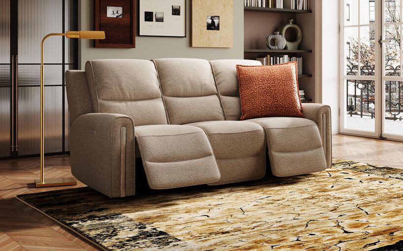 Panigale 3 Seater Power Recliner Sofa