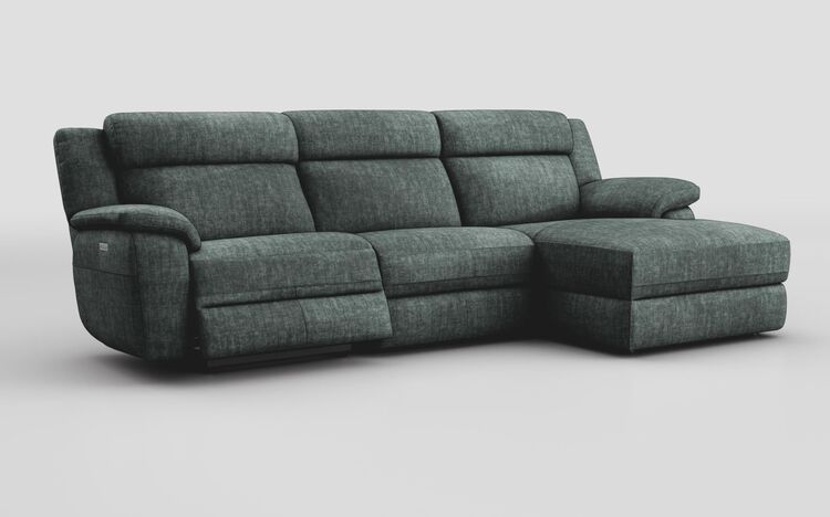 Sarsina 3 Seater Sofa Left Hand Facing Power & Right Hand Facing Lounger with Head Tilt | Sarsina Sofa Range | ScS