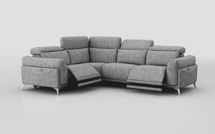 Gattolino 1 Corner 2 Power Sofa with Manual Head Tilt | Gattolino Sofa Range | ScS