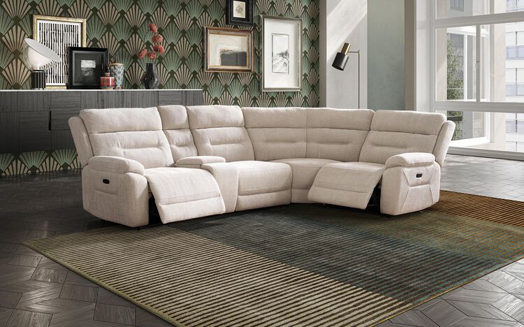 Fenton 3 Corner 1 Power Recliner Sofa with Console | Fenton Sofa Range | ScS
