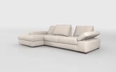Savazza 4 Seater Sofa with Adjustable Back Rest Left Hand Facing Lounger