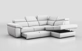 Bagnara 2 Corner 1 Right Hand Facing Storage Chaise with Sliding Footrest & Manual Head Tilt