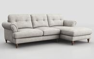 Selvapiana Large 3 Seater Sofa with Right Hand Facing Lounger | Selvapiana Sofa Range | ScS