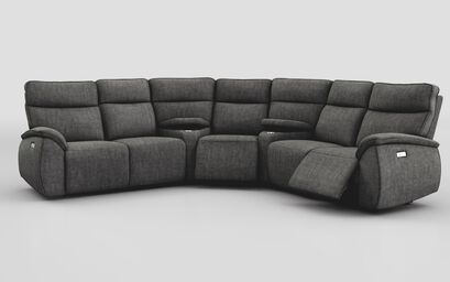 Solara 2 Corner 2 Power Recliner with Double Storage Consoles | Solara Sofa Range | ScS