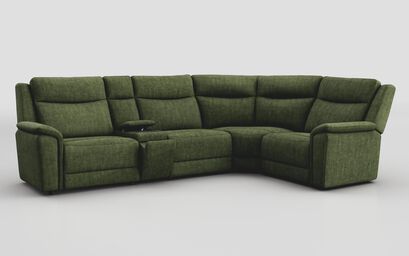 Savio 3 Corner 1 Sofa with Media Console & Silver Charging Pad | Savio Sofa Range | ScS