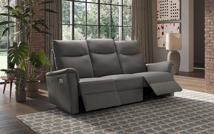 Fusignano 3 Seater Power Recliner Sofa 
