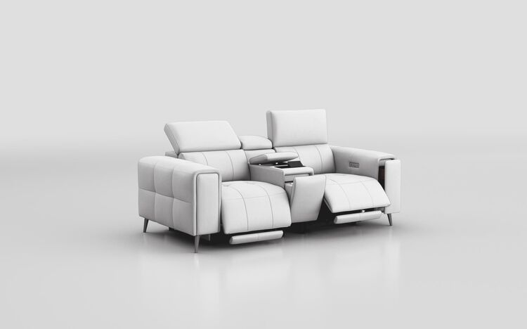 Casetti 2 Seater Power Recliner Sofa with Console & Power Head Tilt | Casetti Sofa Range | ScS