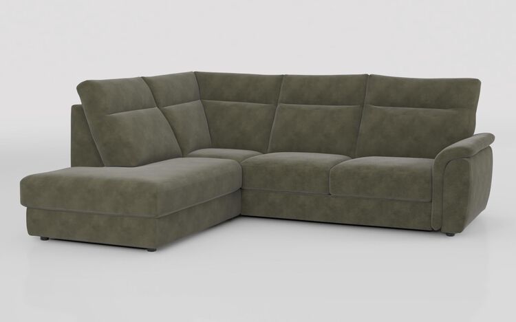 Ginestreto 1 Corner 3 Sofa with Sliding Footrest & Left Hand Facing Storage Lounger | Ginestreto Sofa Range | ScS